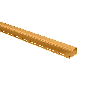 J-trim планка Альта-Профиль Канада Плюс Т-15-3 золотистая