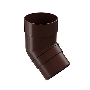 Колено трубы Döcke Premium 45° шоколад
