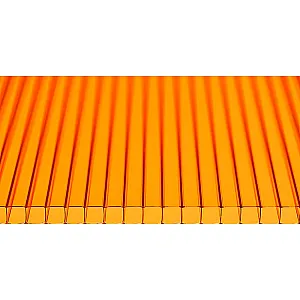 Поликарбонат сотовый Plastilux Ultramarin 4*2100*6000 мм  янтарь