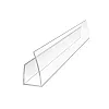 Профиль поликарбонатный Plastilux Royalplast UP 6 мм торцевой прозрачный 2.1 м