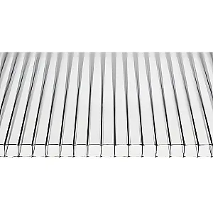 Поликарбонат сотовый Сэлмакс Eco-sot 4*2100*6000 мм плотность 0.42 прозрачный