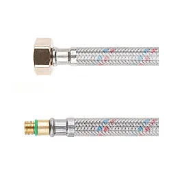 Подводка гибкая для воды AV Engineering AVE215100 иголка м10 короткая - гайка 1/2
