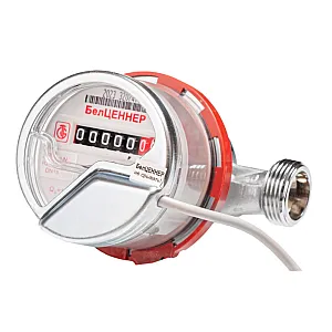 Счетчик горячей воды БелЦЕННЕР ETW-м-N-I DN 15 54405 в комплекте с датчиком импульсов
