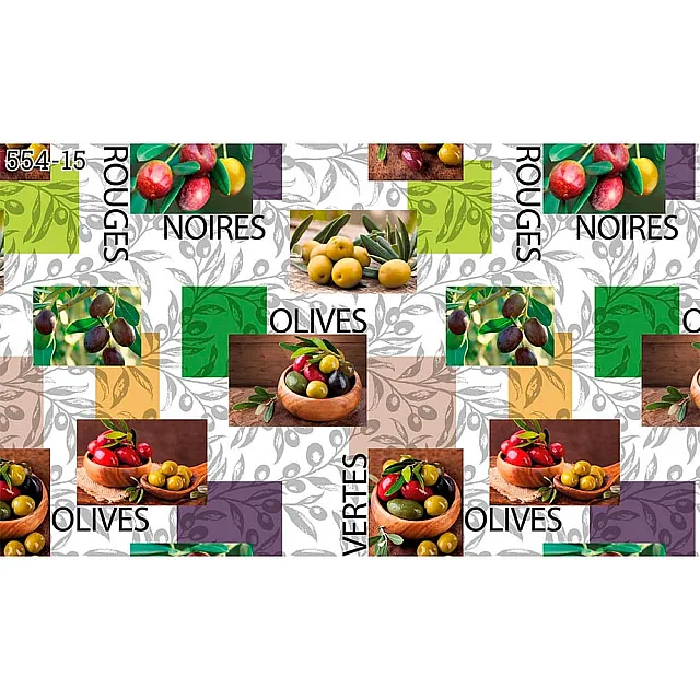 Клеенка столовая Колорит Мажор 554/15 на нетканой основе 135 см