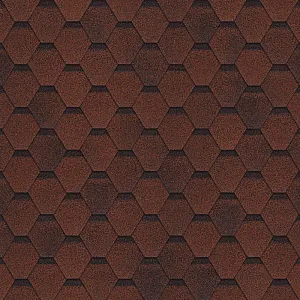 Гибкая черепица ТехноНиколь Финская Соната красный