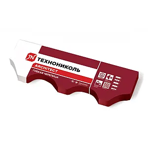 Гибкая черепица ТехноНиколь Финская Соната красный