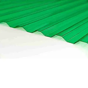 Поликарбонат профилированный монолитный Сэлмакс Greca 0.8*1050*2000 мм зеленый