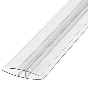 Профиль соединительный Сэлмакс 8 мм неразъемный прозрачный 6 м