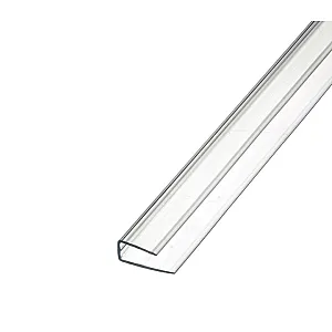 Профиль торцевой 10 мм прозрачный 2.1 м