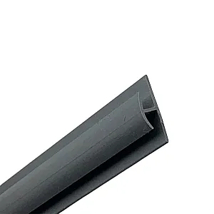 Профиль Н-образный Албико-групп ПВХ серый 610*3*10 мм