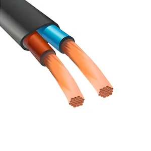 Провод ШВВП 2*0.5 380В черный