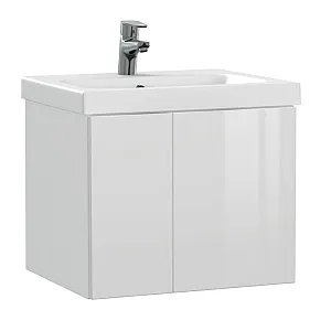 Тумба подвесная Cersanit Colour 50 с раковиной Como 50