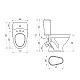 Унитаз-компакт Santeri 1.P201.8.S00/00B.F Вест