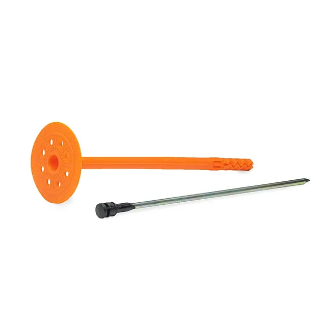 Держатель теплоизоляции ЕКТ VZ011330 10*220 со стальным гвоздем с термо-заглушкой 10 шт