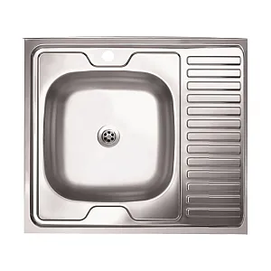 Мойка кухонная КромРус EC-409 чаша левая 60*60 мм
