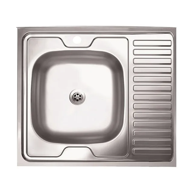 Мойка кухонная КромРус EC-409 чаша левая 60*60 мм