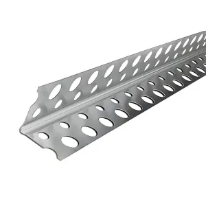 Уголок перфорированный алюминиевый PlanMetall 0.25*0.25 мм 2.5 м