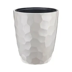 Кашпо Idea Мозаика М3409 со вставкой кремовый 340*390 мм