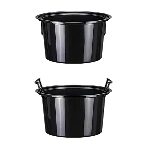 Кашпо Idea Мозаика М3409 со вставкой кремовый 340*390 мм