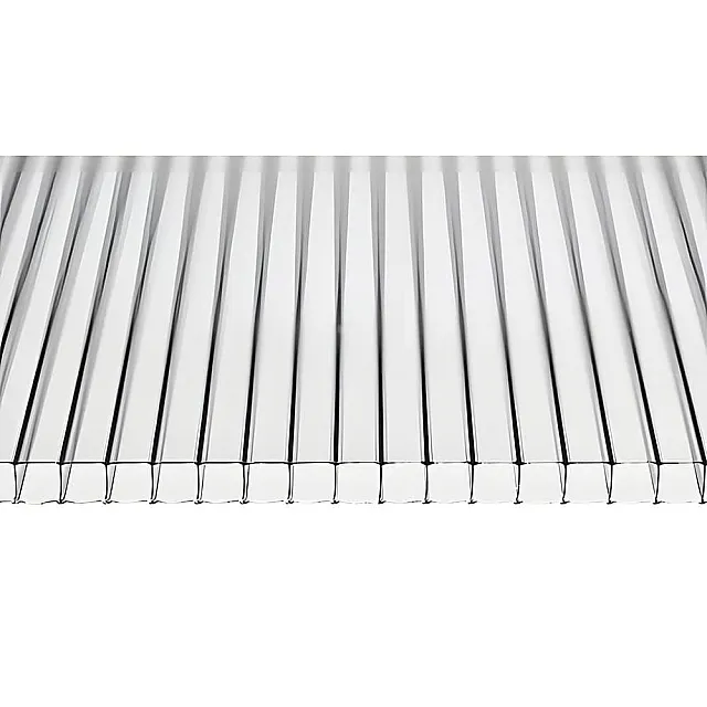 Поликарбонат сотовый Сэлмакс Skarb 6.0*2100*6000 мм прозрачный