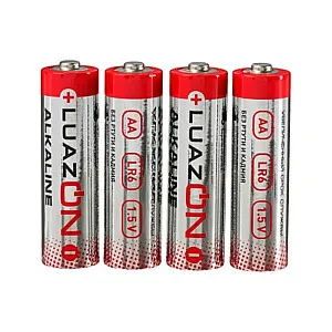 Батарейка LuazON AA LR6 спайка алкалиновая