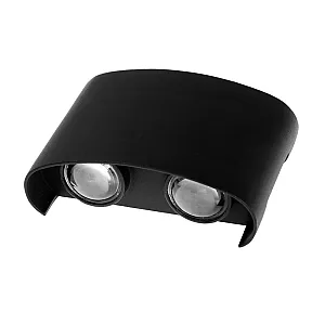 Светильник Полусфера FSD-009 фасадный 4Вт 3000К 2 луча IP65 220 В металл черный