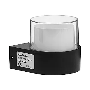 Светильник Гранд FSD-039 фасадный 5 Вт 4000К IP65 220 В пластик черный