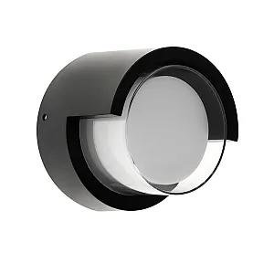 Светильник Сити FSD-049 фасадный 5 Вт 4000К круг IP65 220 В пластик черный