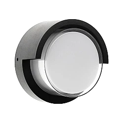 Светильник Сити FSD-048 фасадный 10 Вт 3000К круг IP65 220 В пластик черный
