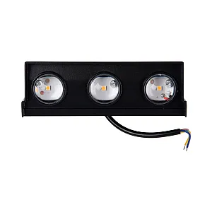 Светильник Каскад FSD-093 фасадный 3 Вт 3000К 3 луча IP65 220 В металл черный