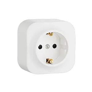 Розетка Legrand Quteo 782211 2P+E белый