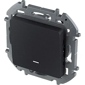 Выключатель с подсветкой Legrand Inspiria 673613 антрацит