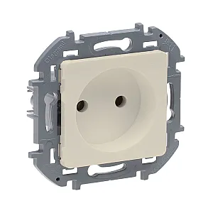 Розетка Legrand Inspiria 673711 2P 10/16A слоновая кость