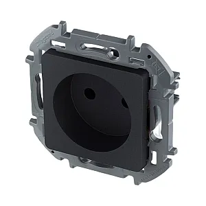 Розетка Legrand Inspiria 673713 2P 10/16A антрацит