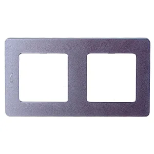 Рамка Legrand Inspiria 673942 2 поста алюминий
