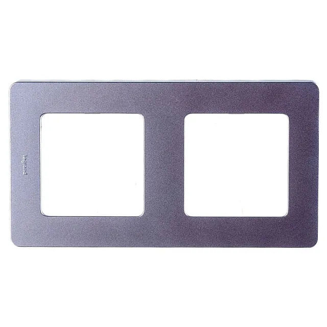 Рамка Legrand Inspiria 673942 2 поста алюминий