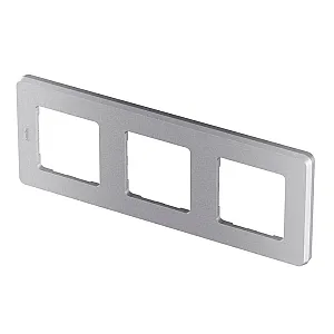 Рамка Legrand Inspiria 673952 3 пост алюминий