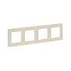 Рамка Legrand Inspiria 673961 4 поста слоновая кость