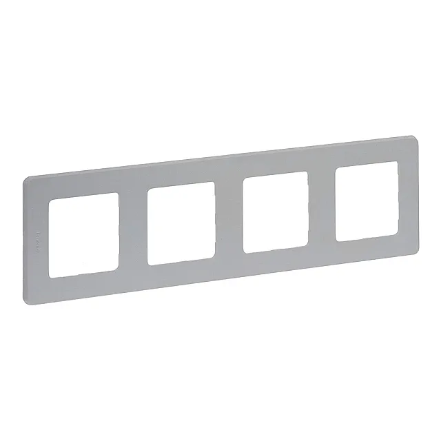 Рамка Legrand Inspiria 673962 4 поста алюминий