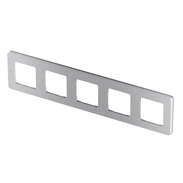Рамка Legrand Inspiria 673972 5 постов алюминий