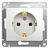 Розетка Schneider Electric Glossa GSL000143 с заземлением белая