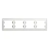 Рамка Schneider Electric Glossa GSL000104 4 поста горизонтальная белая