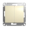 Выключатель Schneider Electric Glossa GSL000251 2-клавишный