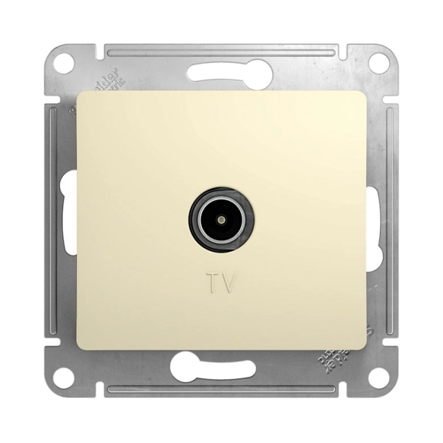 Розетка ТВ Schneider Electric Glossa 000291 одиночная 1DB Розетка ТВ Schneider Electric Glossa 000291 одиночная 1DB