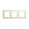 Рамка Schneider Electric Glossa GSL000203 3-постовая горизонтальная
