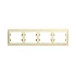 Рамка Schneider Electric Glossa GSL000204 4-постовая горизонтальная