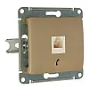 Розетка телефонная Schneider Electric Glossa GSL000481T RJ11 титан