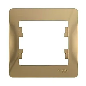 Рамка Schneider Electric Glossa GSL000401 1 пост титан