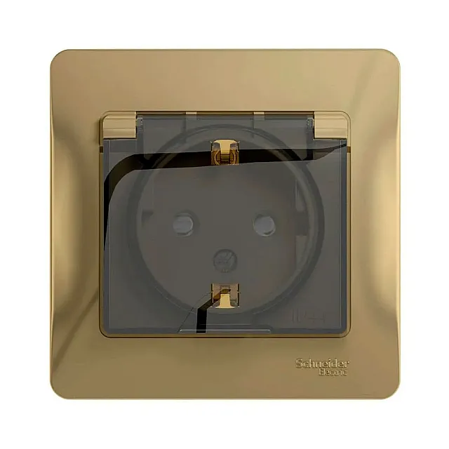 Розетка Schneider Electric Glossa GSL000448 титан
