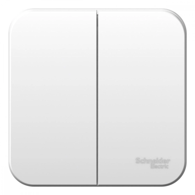 Выключатель Schneider Electric Blanca BLNVA105011 2 клавиши белый Выключатель Schneider Electric Blanca BLNVA105011 2 клавиши белый